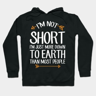 I'm not short I'm just more down to earth than most people Hoodie